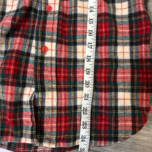Swanndri Vtg 90s Swanndri NZ Red Plaid Wool Flannel - Picture 8 of 9